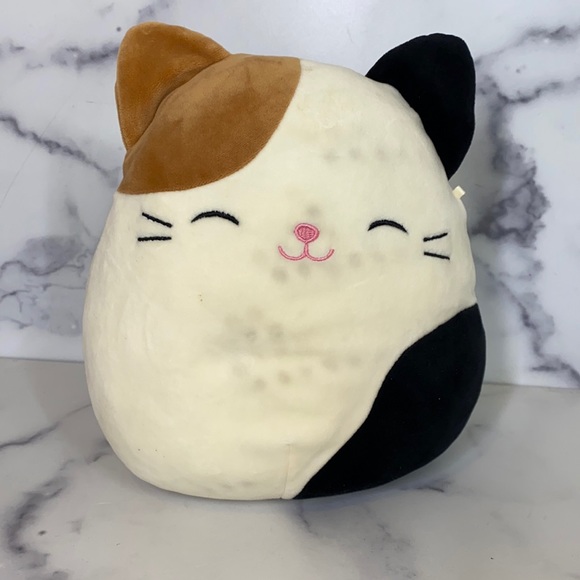 Squishmallows Other - Squishmallow black cream tan cat - squishie stuffy!
